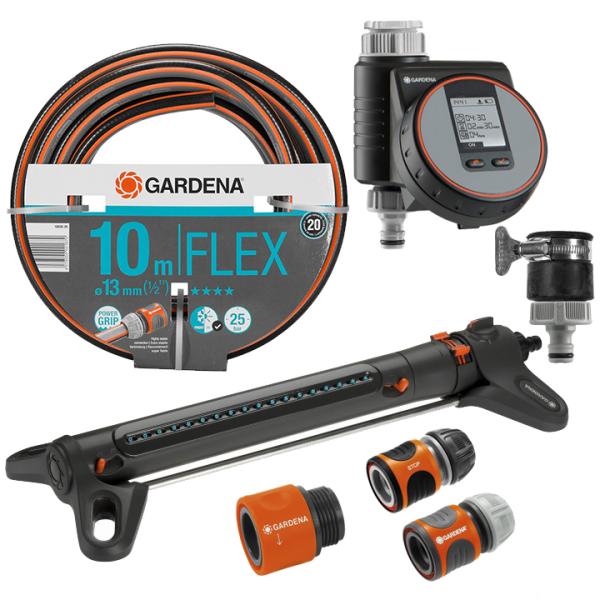 爆買 タカショー GARDENA ドイツ製 散水 水やり 水遊び ガルデナ / AquaZoom L スタートセット /小型