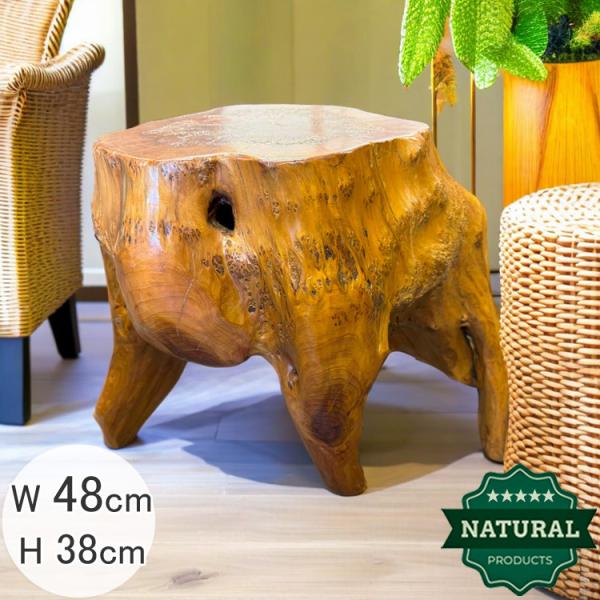 送料無料 無垢 木の根 飾り台 展示品 W48cm 花台 盆栽卓 根卓 飾