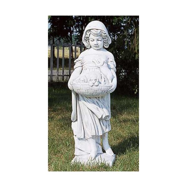 イタリア製子供像（ガーデン オーナメント） 少女ライニア DECOR
