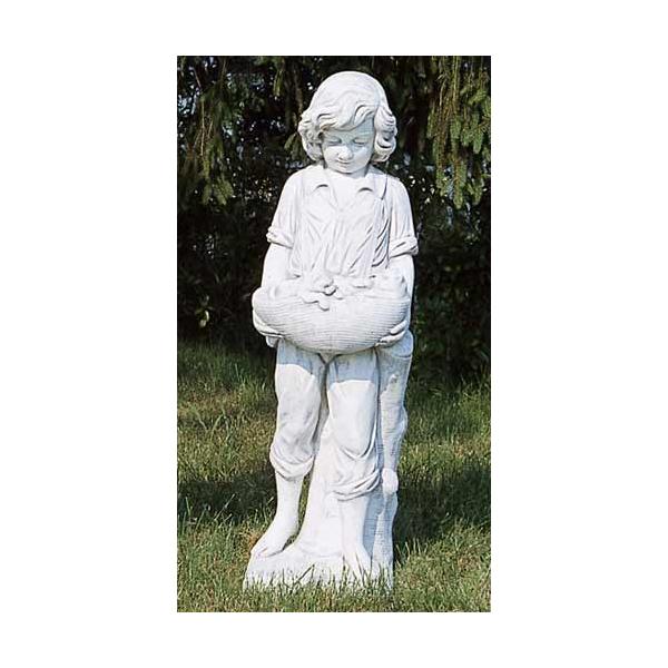 イタリア製子供像（ガーデン オーナメント） 少年エネアス DECOR