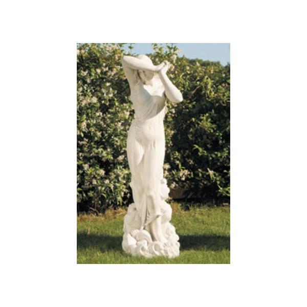 イタリア製 三人のヴィーナス像花台 彫像 ロマンチックな女神像 高さ51.5cm art153.jpg