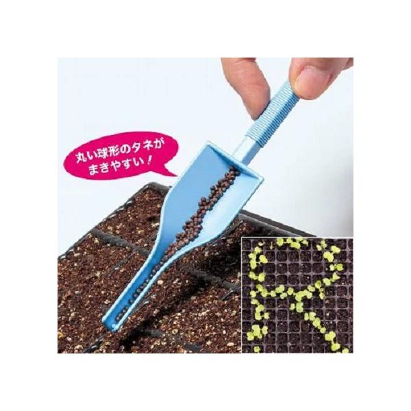 ハンディ種まき器　カリカリ君R 1組（丸種子向き 2本入）〜タキイ種苗 カリカリくん たねまきツール※送料無料メール便発送 同梱 日時指定 代引き不可