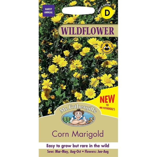 yqzMr.Fothergill's Seeds WILDFLOWER Corn Marigold Cht[ R[ }[S[h ~X^[EtHU[MYV[h