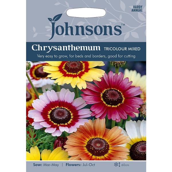 輸入種子 Johnsons Seeds Chrysanthemum Tricolour Mixed クリサンセマム トリカラー ミックス ジョンソンズシード Hanatane 441 Gardener S Shop Ivy 通販 Yahoo ショッピング