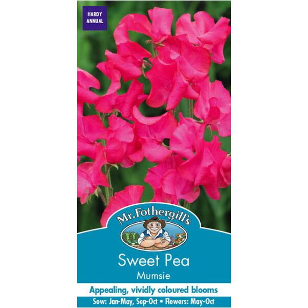 【種子】Mr.Fothergill's Seeds Sweet Pea Mumsie スイート・ピー マムジー ミスター・フォザーギルズシード