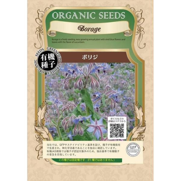 期限切れ（2026年5月）間近のため売り尽くしセール！青色の花とキュウリのような香りの葉が特徴で、背丈30〜80cm程の大株に育つ一年草のハーブです。房なりの青い花は綺麗な星形でガーデンで観賞用としても楽しめ、大変育てやすいハーブです。この...