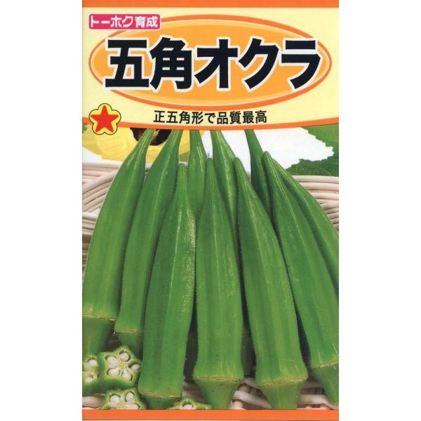 やわらかく美味しい五角莢。濃い緑色できれいな正五角形の莢が次々と収穫できる高品質の早生種です。暑さに強く草勢も充分あるので曲りやイボも少ない安定的な栽培特性です。品種名：なし（選抜系在来種）