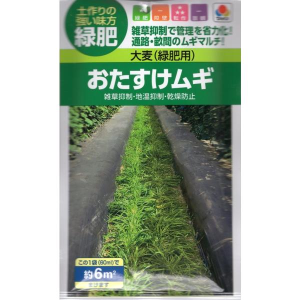 発芽・初期生育が早く、早期に地表を被覆します。枯れ上がりが早いため、主作物と競合しにくいです。自然に枯死するため、片付けの手間がかかりません。