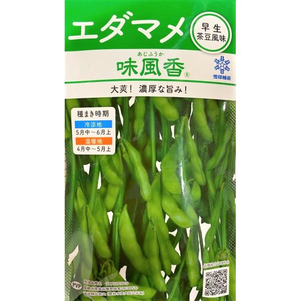 ・甘みがとても強く、独特の旨み、香りがあり食味に優れる。・大莢で実入り良好。・莢数が多い。