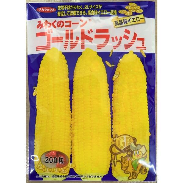 ・中早生イエロー品種、熟期は83〜84日で高食味タイプの中ではかなりの早生性がある。・粒皮がやわらかく、爽やかな甘味があり、皮の残りが少なく後味はすっきりしている。・雌穂は2L以上で、先端不稔が少なくよくそろう。栽培環境に左右されにくく、形...