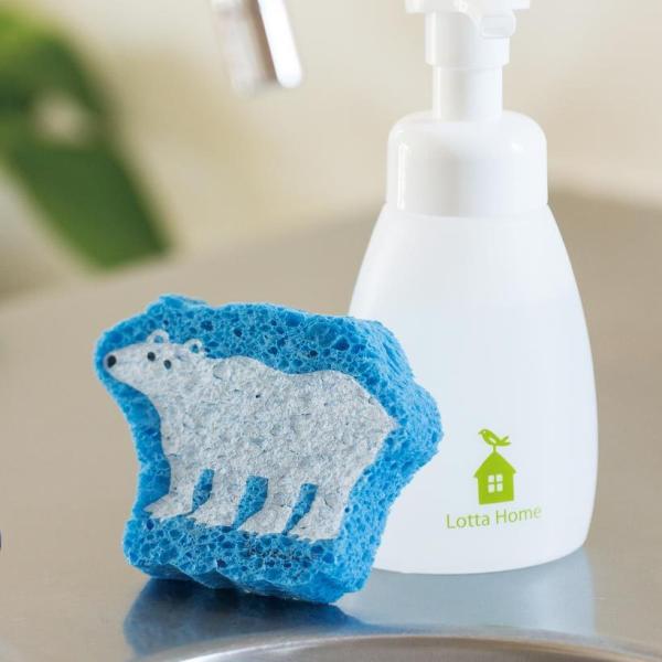 【商品名】 e.ポップアップスポンジ【メーカー名】イーオクト【実測サイズ】※濡れた状態カッテン…W11.5×H7×D2cmしろくま…W12.6×H7.5×D2cm迷子のヒツジ…W10×H7.5×D2cm【重さ】約8〜14g【原材料】セルロー...