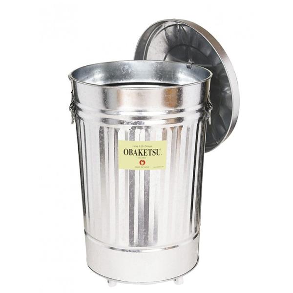 OBAKETSU オバケツ キャスター付き 42L シルバー : ガーデンマート