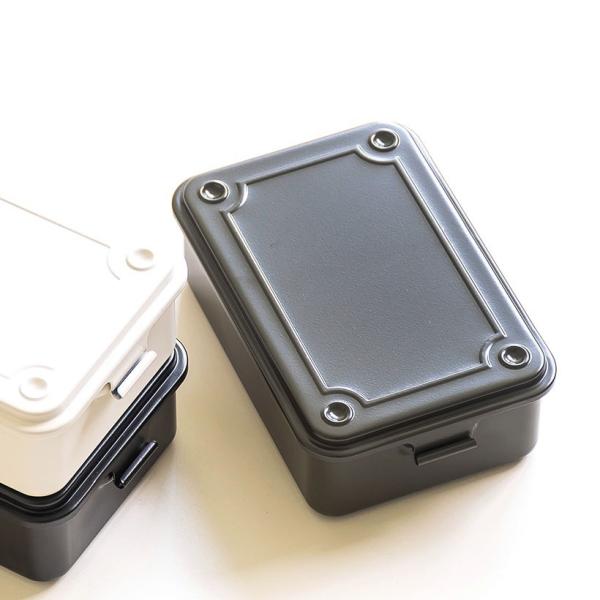 【商品名】 トランク型工具箱 T-150【メーカー名】 東洋スチール/TOYO STEEL【カタログサイズ】　（外寸）142×105×52mm　（内寸）141×94×41mm【重さ】 0.3kg 【材質】 スチール【質感】 マット感【製造国...