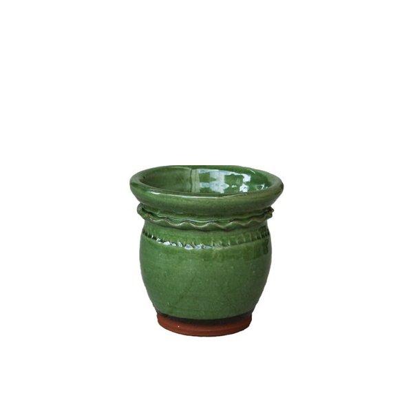 ウィッチフォード 植木鉢 グレイズド ラウンドフラワーポット直径12cm