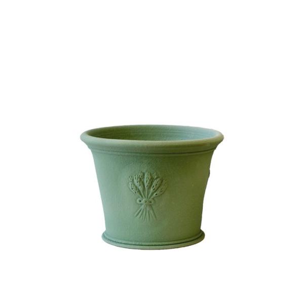 【プレゼント応募対象】 ウィッチフォード 植木鉢 ヒドコートラベンダーポット 直径16.5cmサイズ アクア Whichford Pottery
