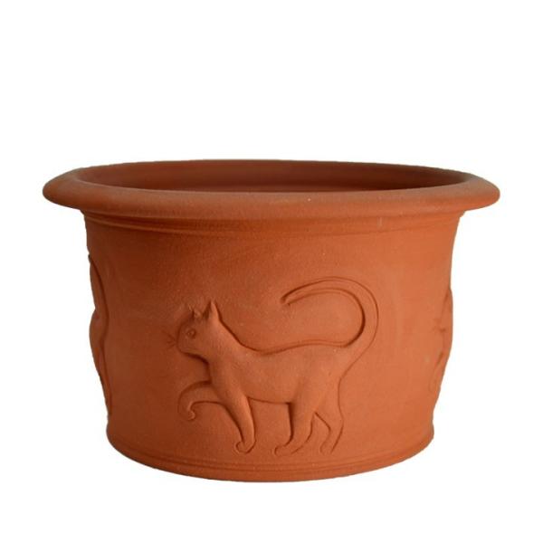 ウィッチフィールド　犬の絵柄がある鉢 gardenmart_wf-984