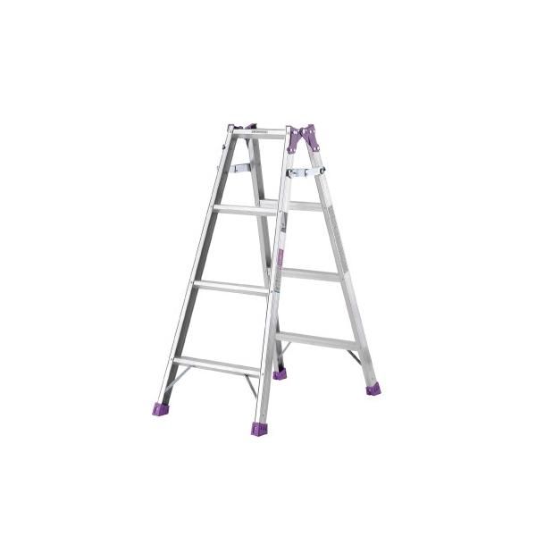 折りたたんだ状態で「脚立」として伸ばした状態で「はしご」として使用していただけます！◎軽いので持ち運びやすくできております。◎丈夫で長持ち、安全性にすぐれています。◎中折れ式金具を採用している為、開閉がワンタッチで楽です。◎錆びにくい塗装に...