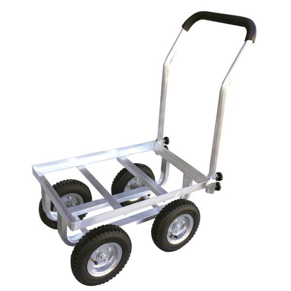 サイズ 67x39x高さ86cm 自　重 6.7kg 積載加重 100kg タイヤサイズ直径22cm　幅6cm※ハンドル部分の取り外しは可能ですが、折りたたみは　 出来ない仕様となっております。ご了承ください。