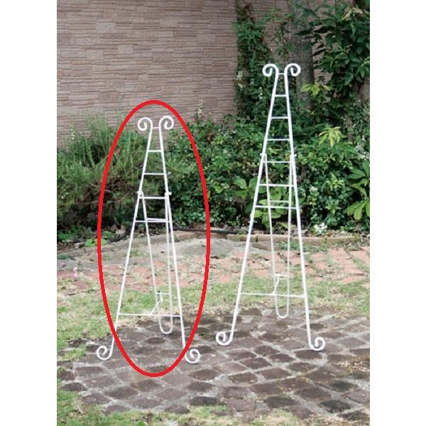 リングリースや壁掛け用プランターを掛けて楽しめるスタンドです。お庭でもお部屋の中でも大活躍です。色は白です。ワイヤーが以前のものより太くなり強度がアップしました。※商品について※製造上若干のキズ、塗装ハゲやサビなどがございますが、出荷前に検...