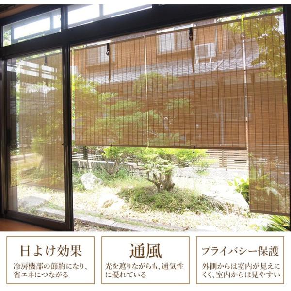 よしず 屋外 目隠し 和風 日よけ ベランダ 外吊り すだれ くるっと巻ける 幅 長さ110 Buyee Buyee 日本の通販商品 オークションの代理入札 代理購入
