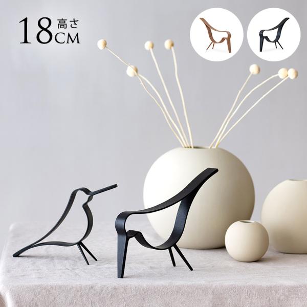 【美品】鳥　木彫　北欧　オブジェ　置物　インテリア　工芸品　美術品　A2633 北欧ヴィンテージ 鳥のオブジェ チーク材/Scandinavian Vintage