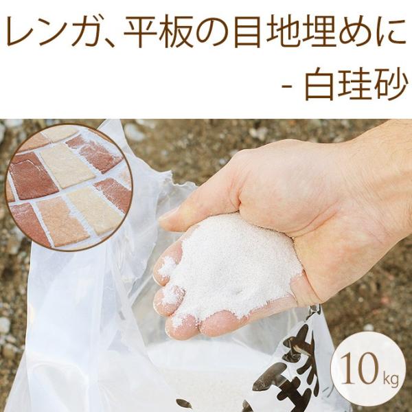 庭 砂利 坪庭 化粧砂利 花壇 レンガや平板の目地砂 白珪砂 10ｋｇ Pg ガーデン用品屋さん 通販 Yahoo ショッピング