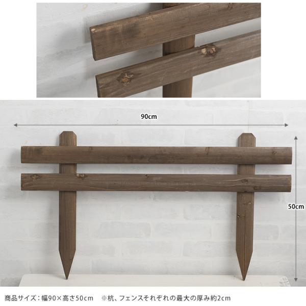 ガーデニング フェンス 木製 牧場 花壇フェンス 丸太 幅90cm 花壇 仕切り 屋外 ガーデンフェンス 柵 Buyee Buyee Japanese Proxy Service Buy From Japan Bot Online
