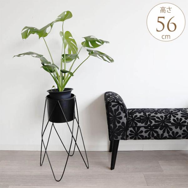 アンティークアイアンスタンドチェア型　金属製プランターラック ガーデニング雑貨 アンティーク チェア型 フラワースタンド 花台