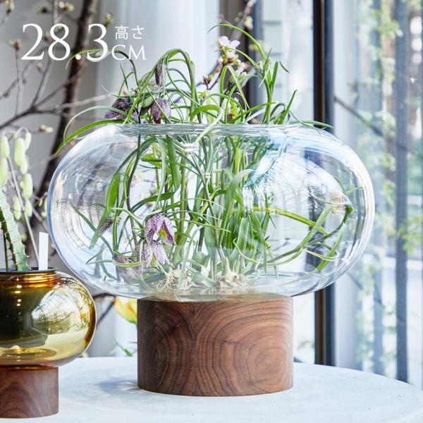 LSA International フラワーベース Oblate オブレート 花瓶 ランタン
