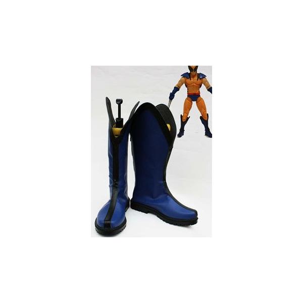 コスプレ靴   X-MEN ウルヴァリン (Wolverine) コスプレブーツm1417