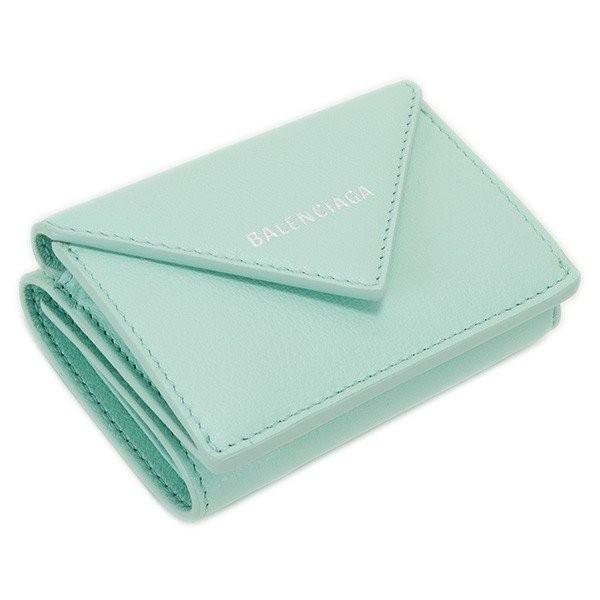 ペーパーミニウォレット 財布 Balenciaga レディース バレンシアガ Dlq0n メンズ 名入れ 財布 レディース 3810 ライトグリーン Balenciaga 002 ブランド雑貨 ワールドインポート オンラインショップの