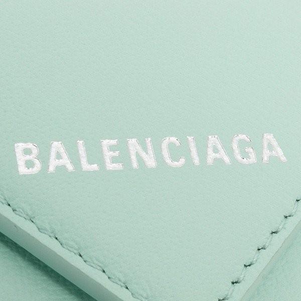 ペーパーミニウォレット 財布 Balenciaga レディース バレンシアガ Dlq0n メンズ 名入れ 財布 レディース 3810 ライトグリーン Balenciaga 002 ブランド雑貨 ワールドインポート オンラインショップの