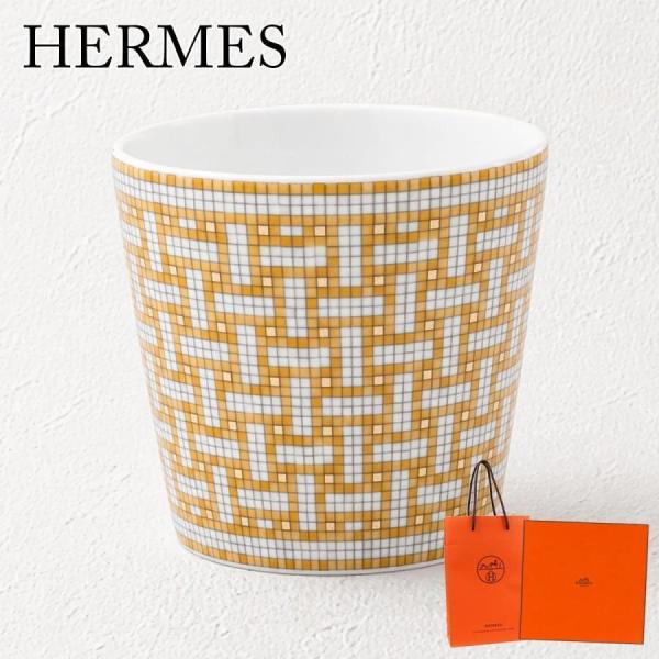 エルメス タンブラー グラス HERMES ゴブレット モザイク24 ゴールド