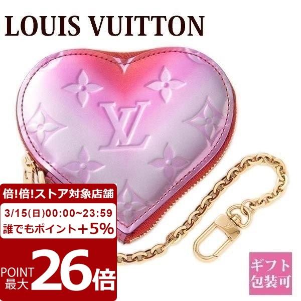 ルイヴィトン コインケース ポーチ ハート グラデーション モノグラム ヴェルニ パテントカーフレザー ポルトモネ クール M