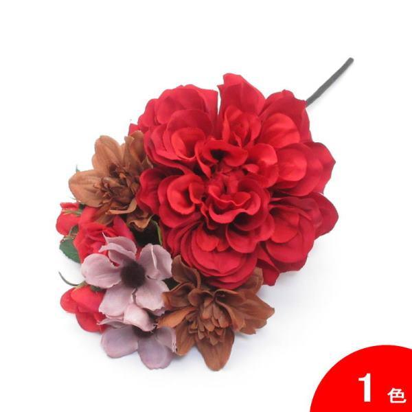 (フラメンコ　ダンス　花　髪飾り　フローレス　コサージュ　花飾り）