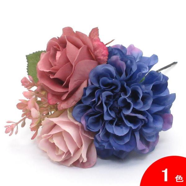 (フラメンコ　ダンス　花　髪飾り　フローレス　コサージュ　花飾り）