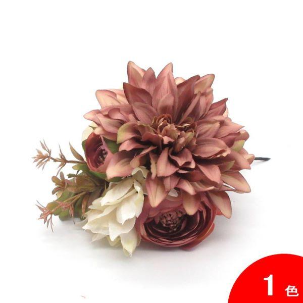 (フラメンコ　ダンス　花　髪飾り　フローレス　コサージュ　花飾り）