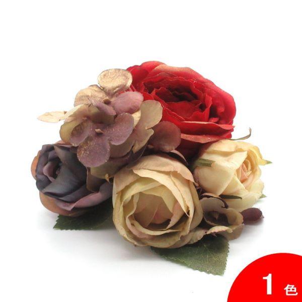 (フラメンコ　ダンス　花　髪飾り　フローレス　コサージュ　花飾り）