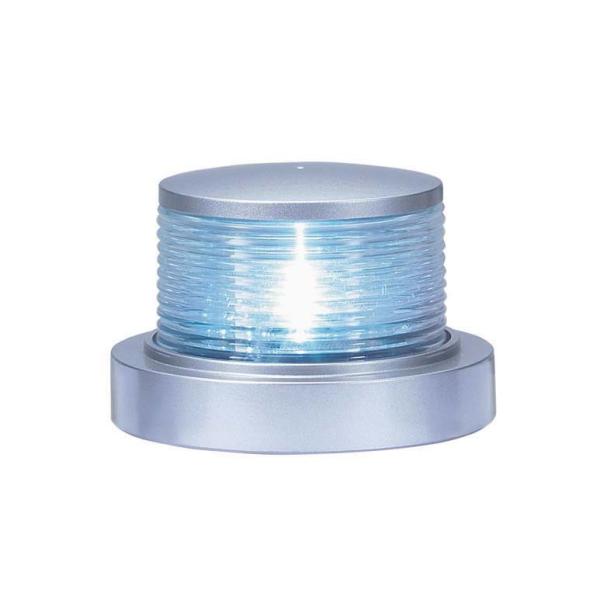 自動車用LEDヘッドランプで世界をリードする小糸がLED船灯を新規に開発! 均一配光と光学制御技術により、夜間の安全航行を強力にサポート!船体色にベストフィットしたスーパーホワイトコーティングとクリアレンズでデザイン意匠を統一!●光源：LE...