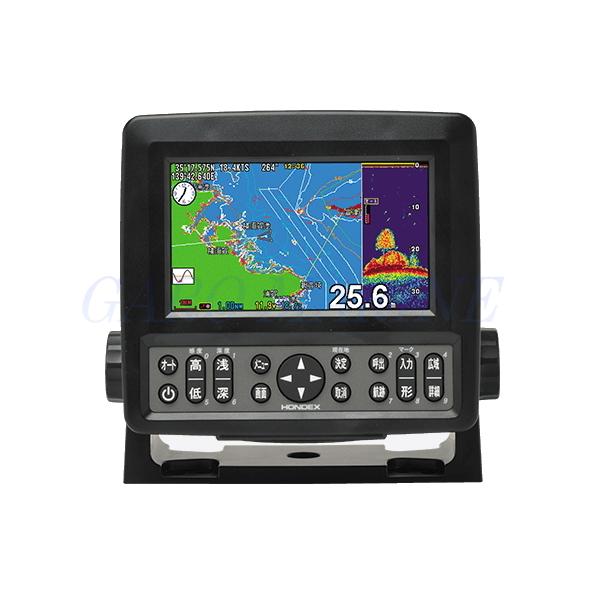 《表示部》タイプ：5型ワイド液晶表示画面：横型表示部ドット数：480x272電源電圧：DC11〜15V消費電力/電流：約4W/約0,3A/12V本体寸法(mm)：W178xD80xH164本体質量：約0,7kg《魚探》周波数：200kHz出...