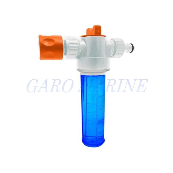 ●原液はDesaltディスペンサーを使用すればより手軽に作業ができます　また希釈して、パーツの浸け洗いなどにもご使用頂けます●ホースアタッチメントをディスペンサーに接続してボート・船外機等にフラッシングします●原液(2Lor5L)をご一緒に...