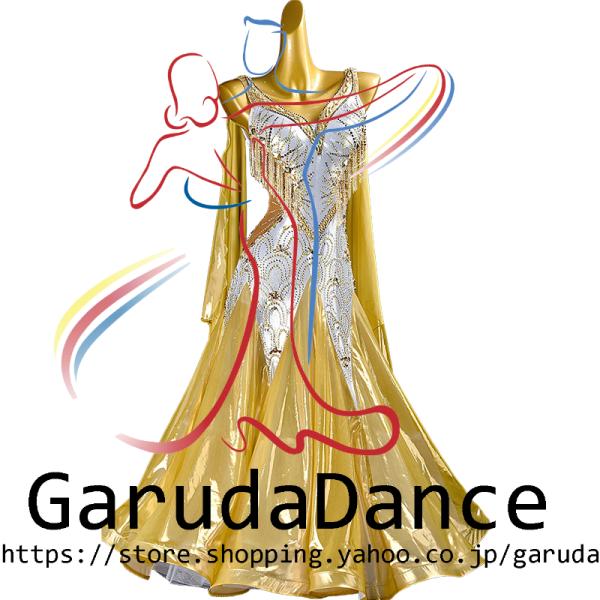 Garuda SHOP レディース社交ダンス衣装 競技ドレスモダンドレス高級
