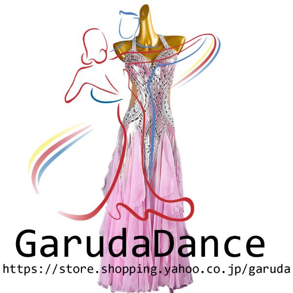 Garuda SHOP　社交ダンス高級衣装　セミオーダードレス　ラテン競技高級ドレス パーティードレス　社交ダンス衣装ラテン　 社交ダンス衣装ルンバ 　品番10017