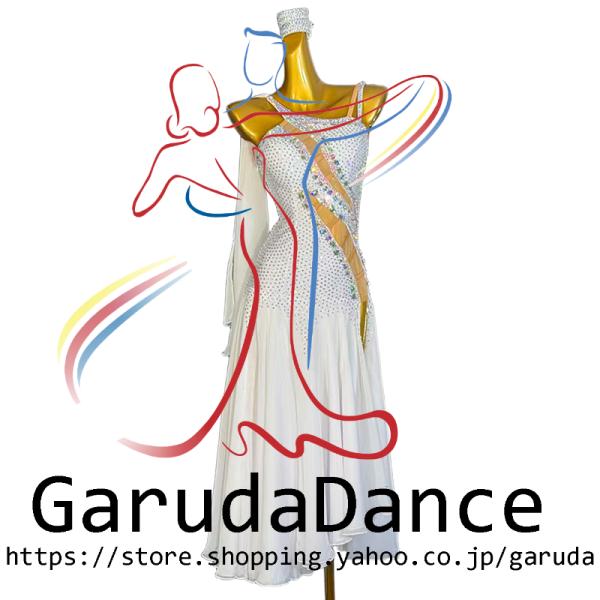 Garuda SHOP　社交ダンス高級衣装　セミオーダードレス　ラテン競技高級ドレス パーティードレス　社交ダンス衣装ラテン　 社交ダンス衣装ルンバ 　品番10745