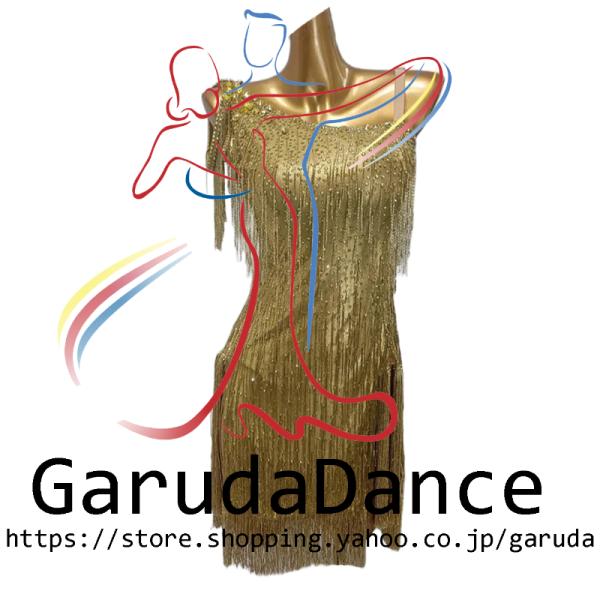 Garuda SHOP 社交ダンス高級衣装 セミオーダードレス ラテン競技高級