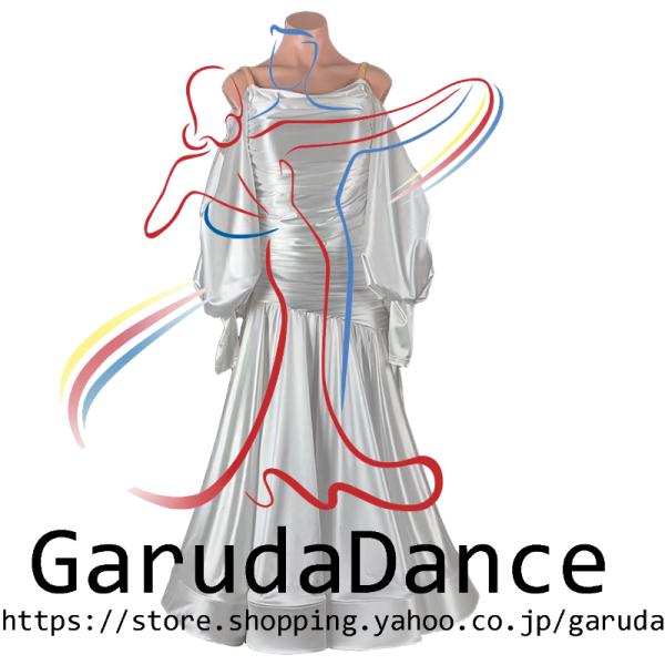Garuda SHOP　レディース社交ダンス衣装　モダンドレス　パーティードレス　ダンス練習ドレス　大きいサイズ　スタンダードドレス　セミオーダー可　品番11681