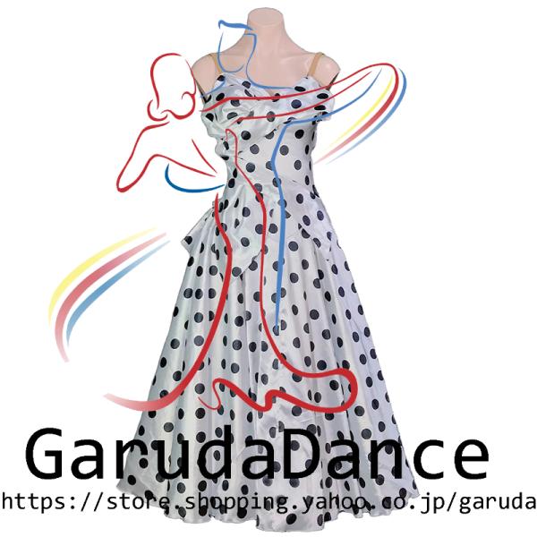 Garuda SHOP　レディース社交ダンス衣装　モダンドレス　パーティードレス　ダンス練習ドレス　大きいサイズ　スタンダードドレス　セミオーダー可　品番11683