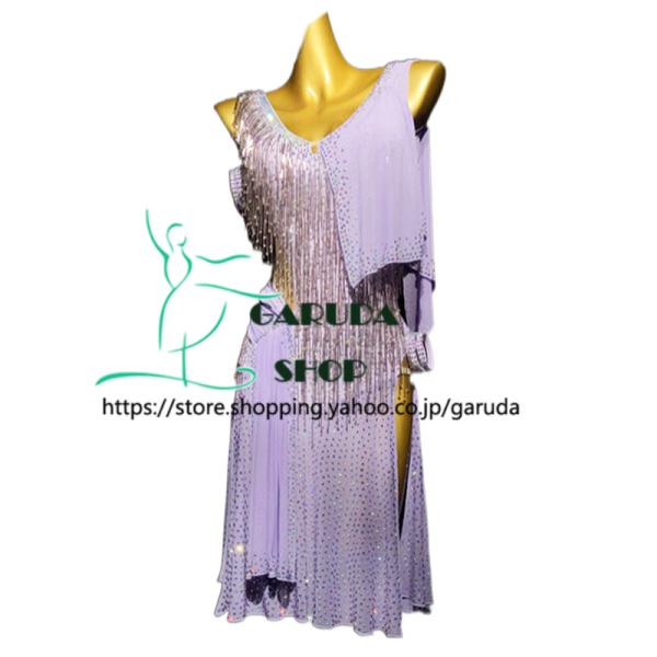 Garuda SHOP レディース社交ダンス衣装 競技ドレス ラテンドレス 高級