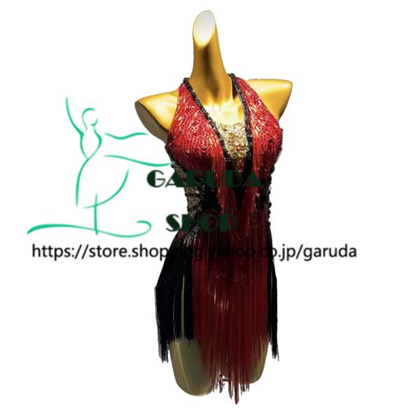 Garuda SHOP レディース社交ダンス衣装 ダンスドレス サイズオーダー
