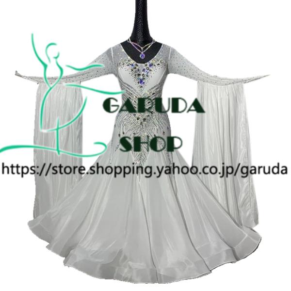 Garuda SHOP レディース社交ダンス衣装 競技ドレス モダンドレス高級
